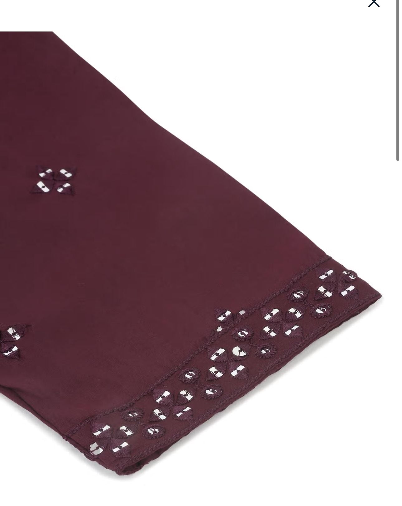 Men'S Purple Cotton Silk Sequin Worked Kurta and Pyjama in Germany