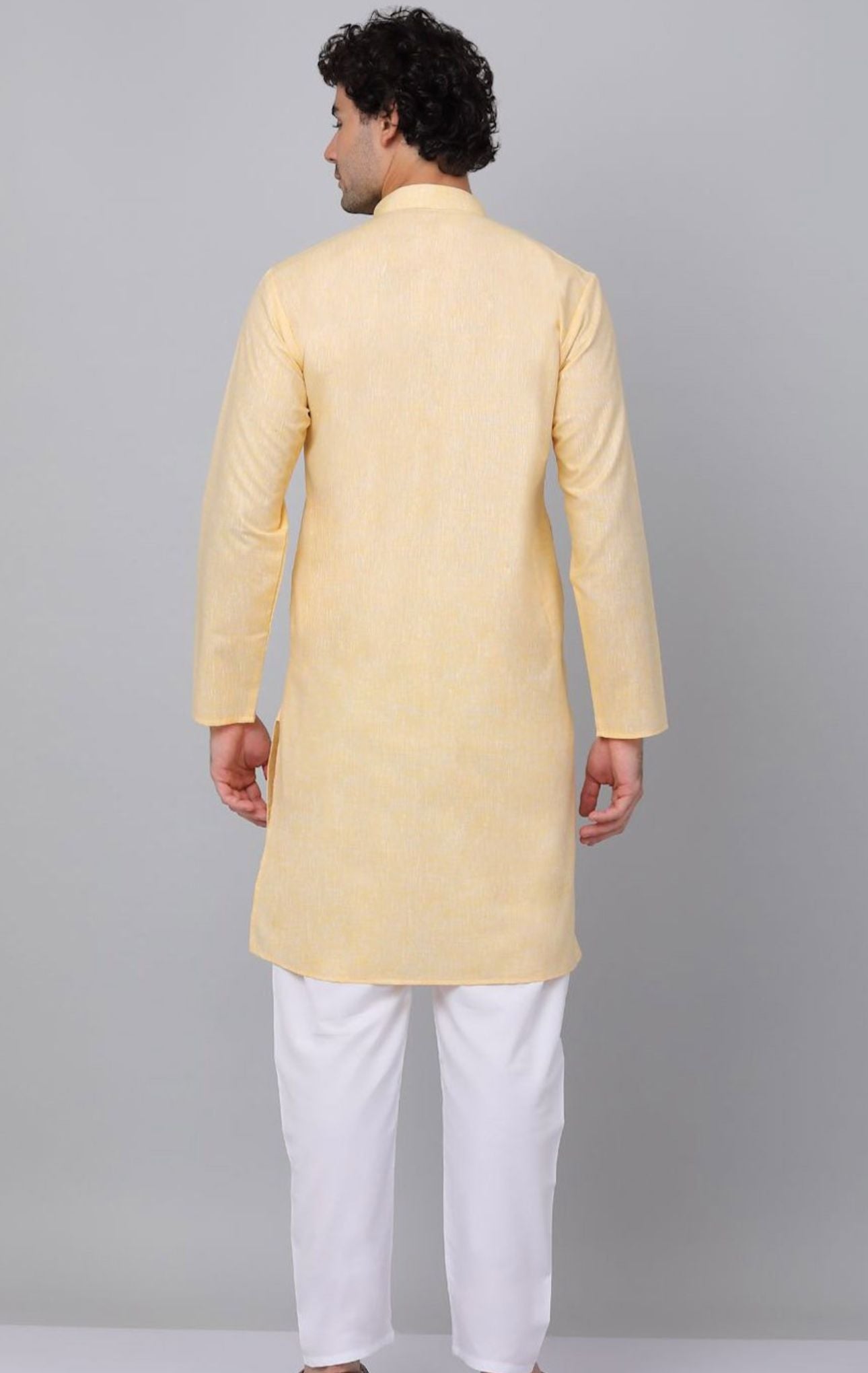 Mandarin Collar Long Sleeves Straight Kurta with Pant in Germany