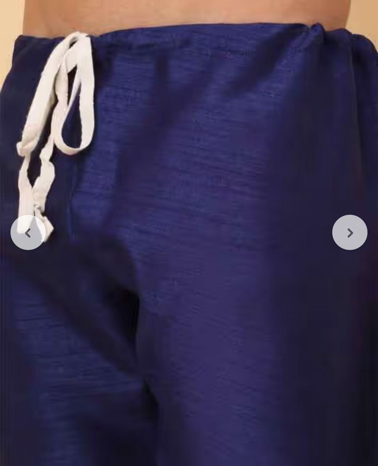 Men's Silk Navy Blue Kurta Churidar With Embroidered Zari Bandhgala Suit/Coat in Berlin