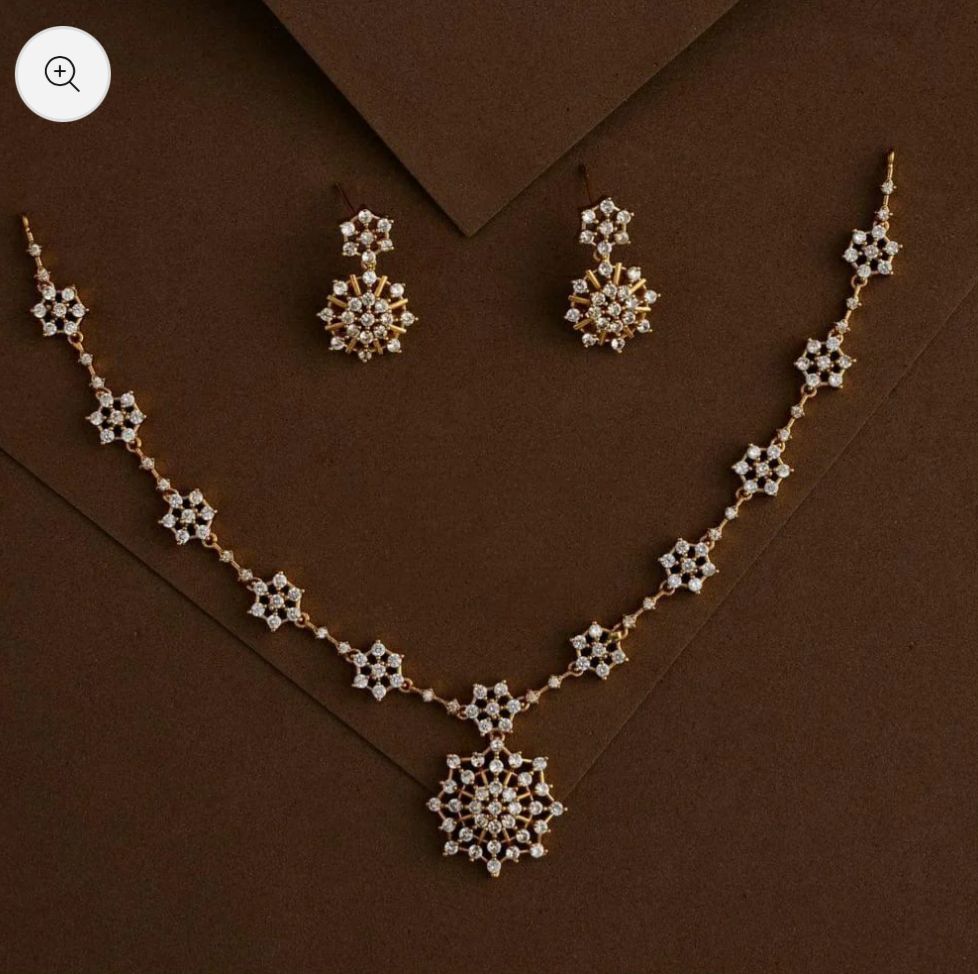Brass, Copper Gold-plated Rose Gold Jewel Set in Germany