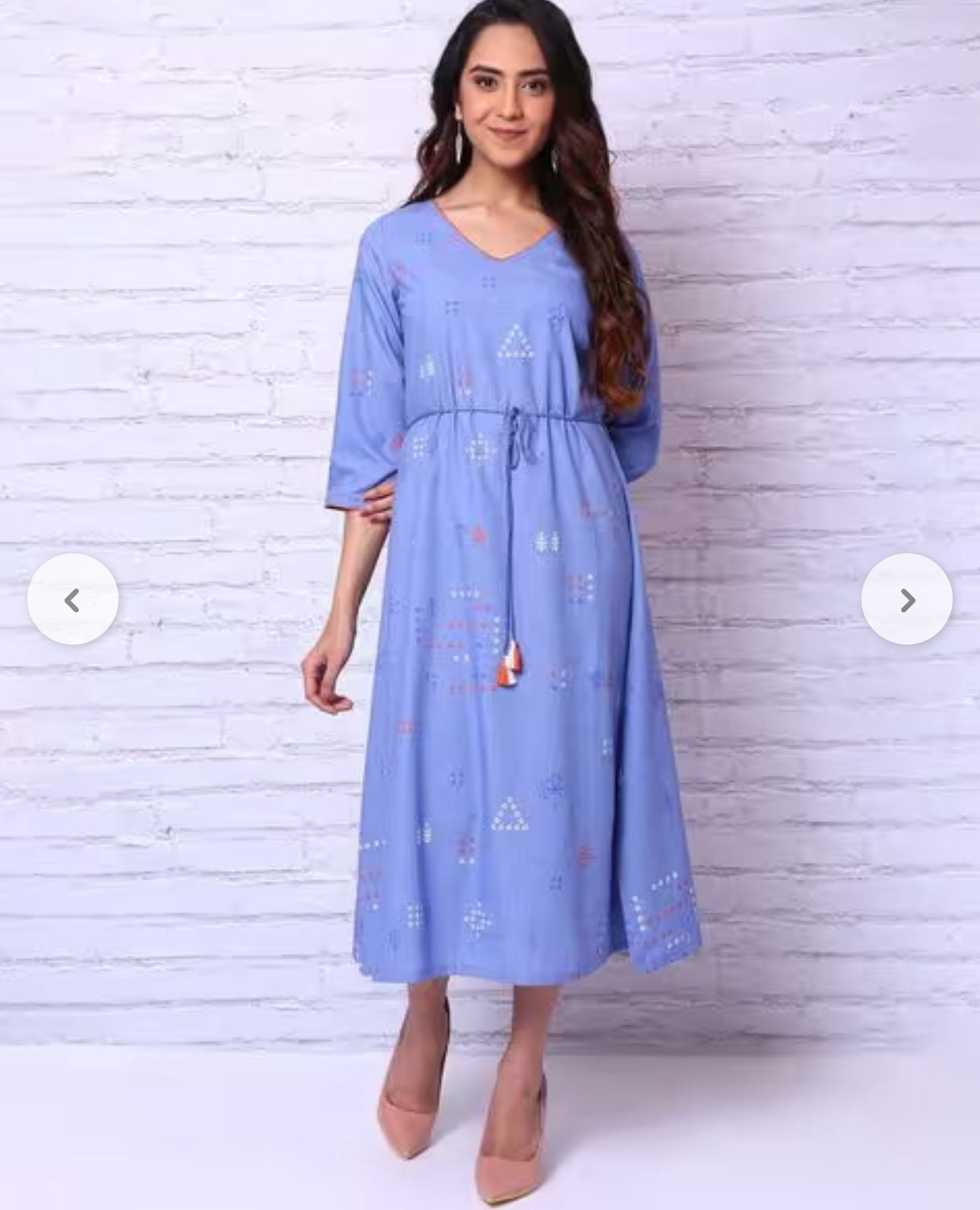 Women Printed A-Line Kurti in Germany