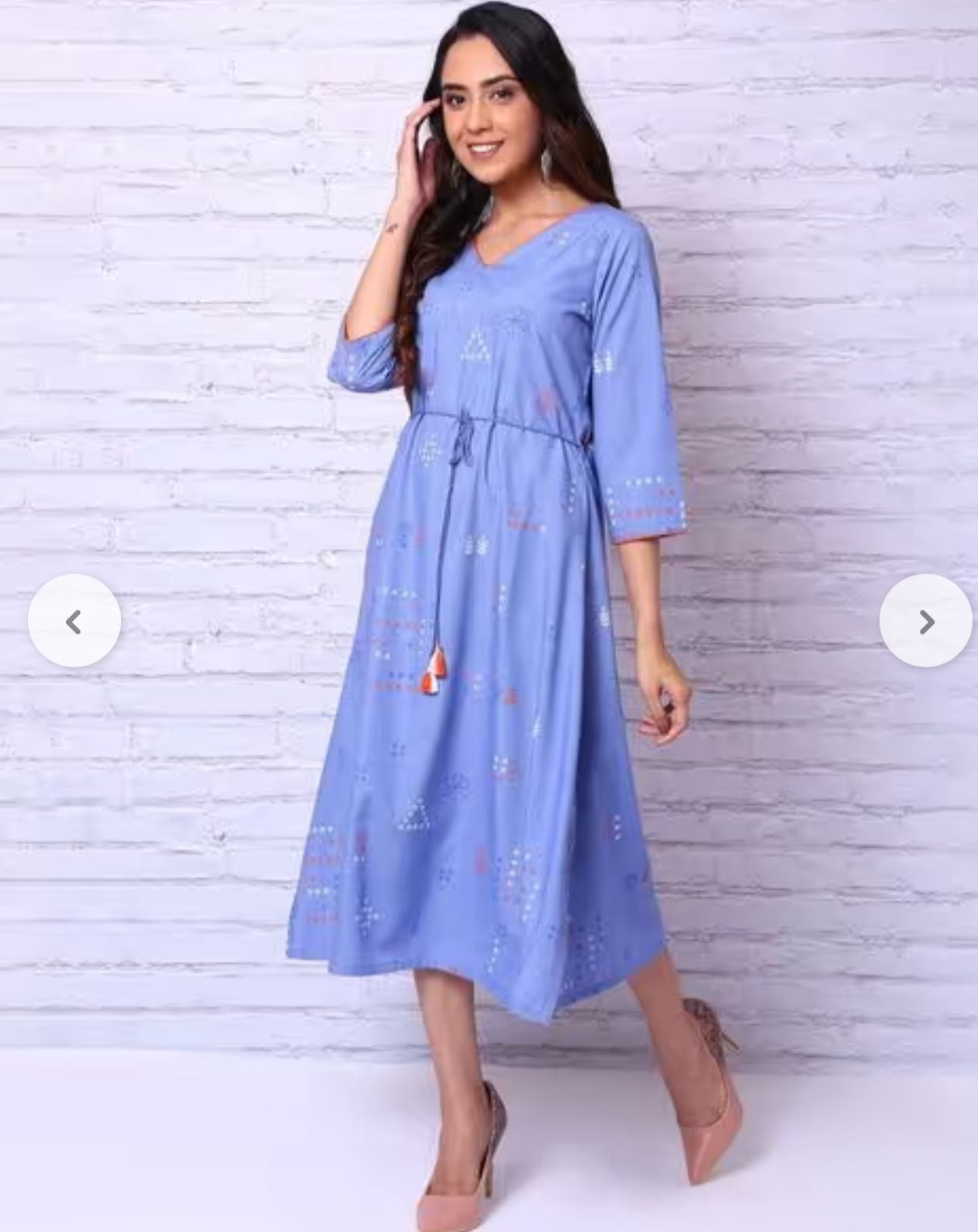 Women Printed A-Line Kurti in Germany