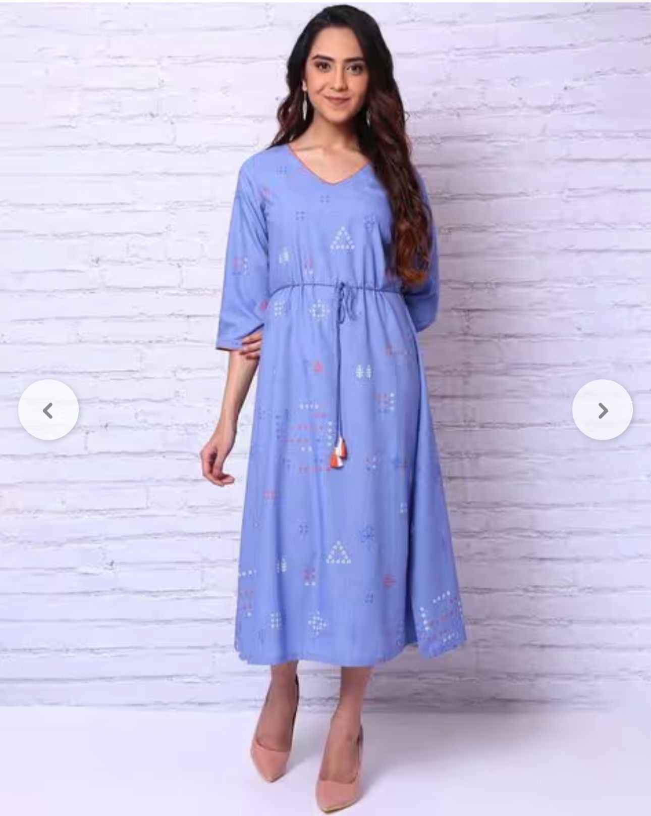 Women Printed A-Line Kurti in Germany