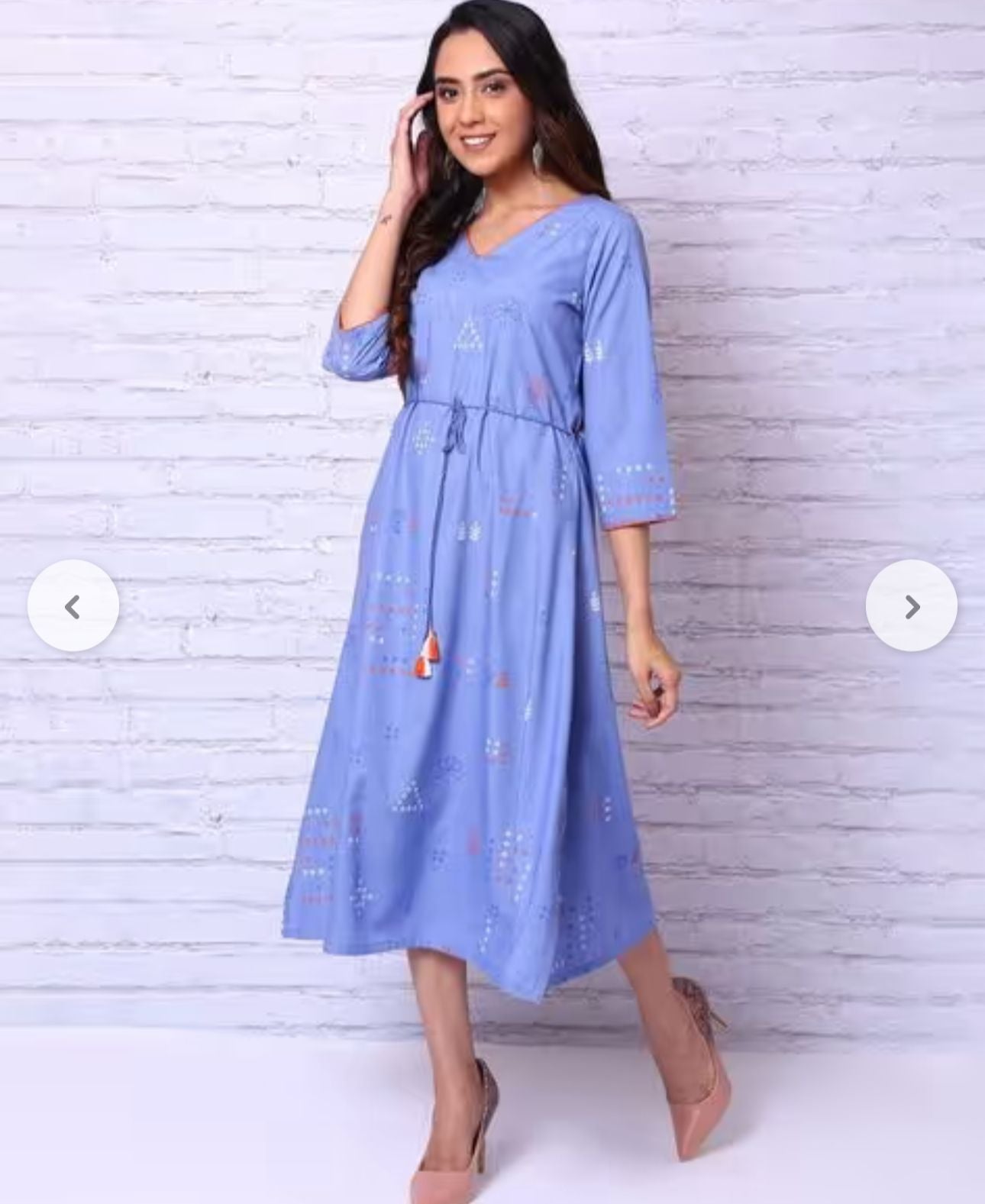 Women Printed A-Line Kurti in Germany