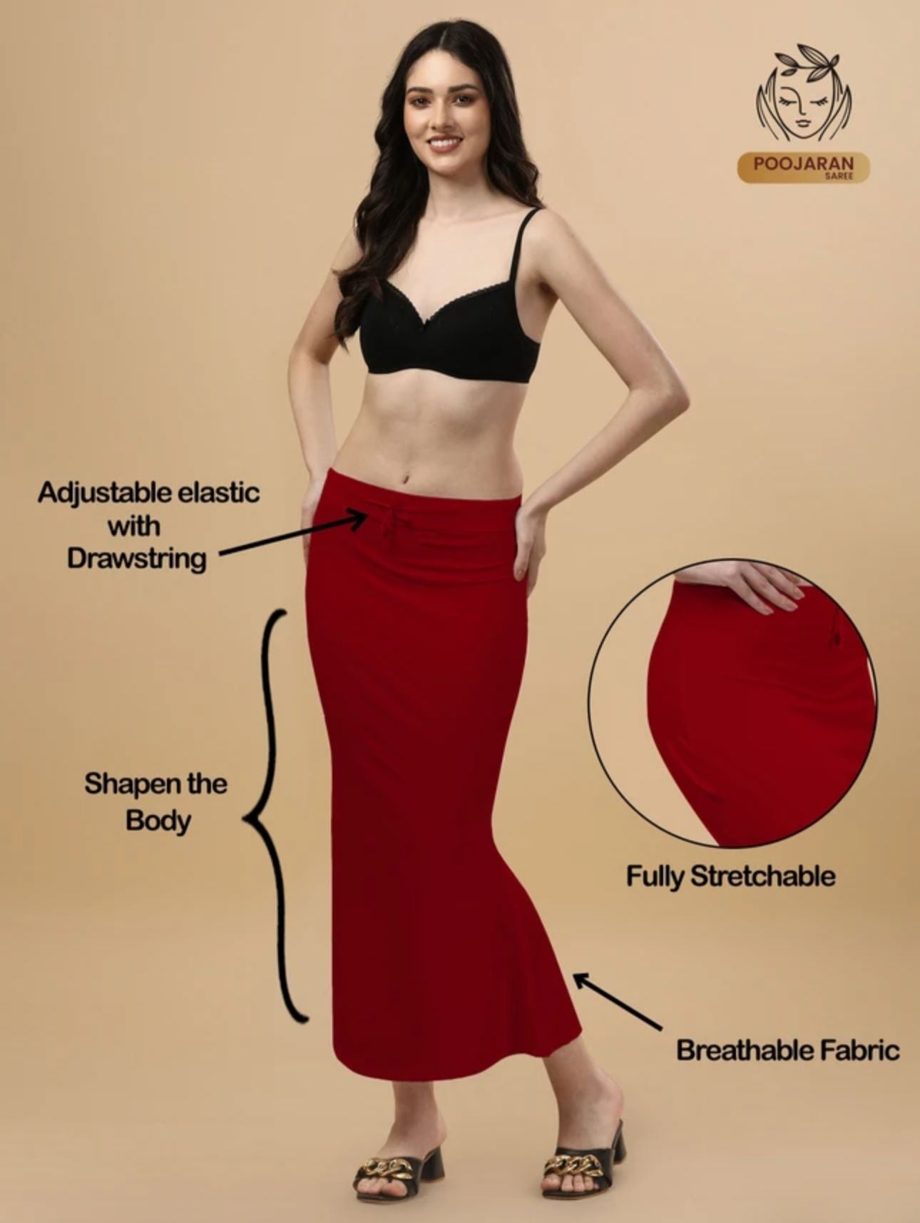 Maroon Shapewear Petticoat in Germany