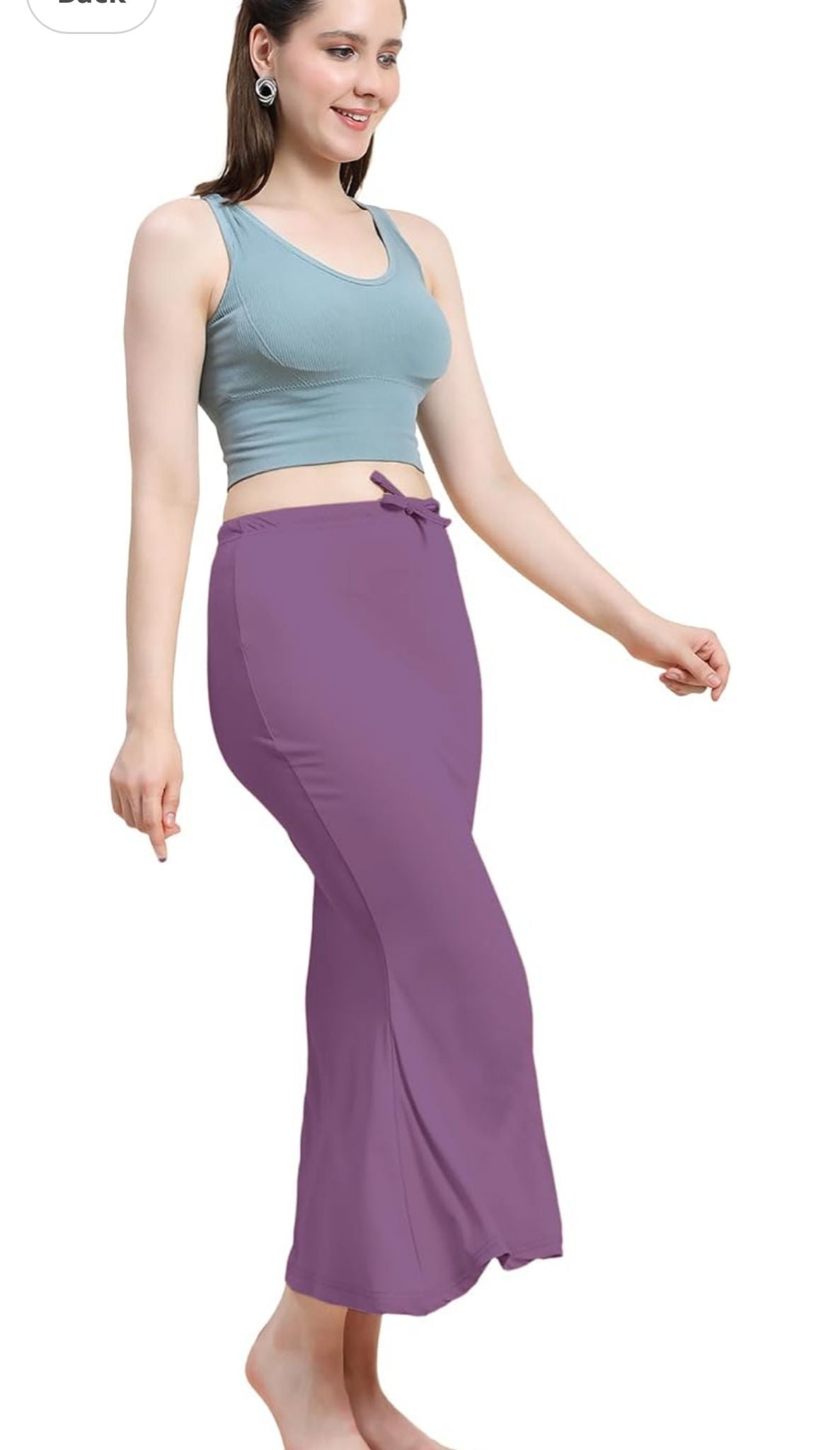 Purple Women Saree Shapewear Petticoat Saree Shaper in Germany