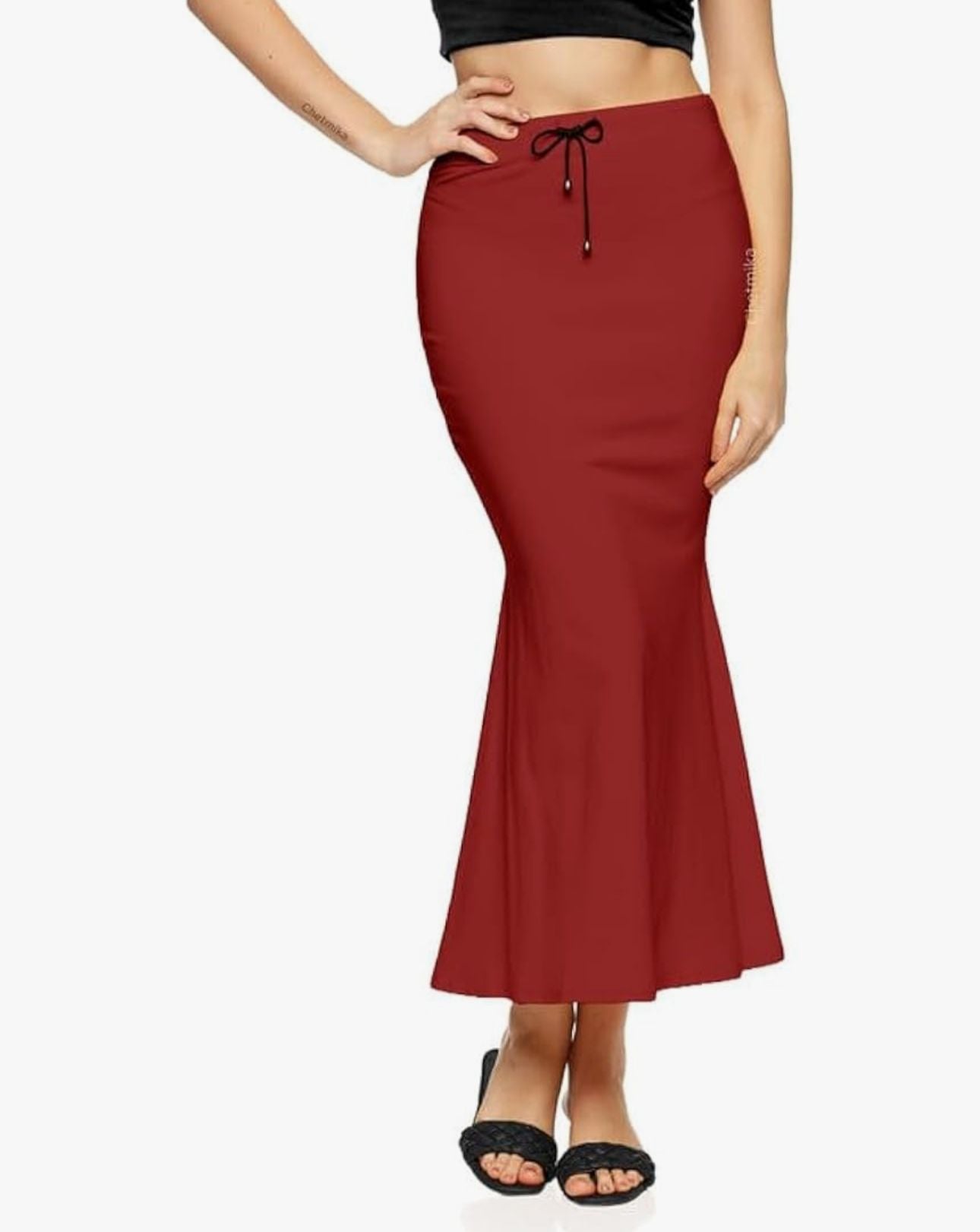 Maroon Women Saree Shapewear Petticoat Saree Shaper in Germany