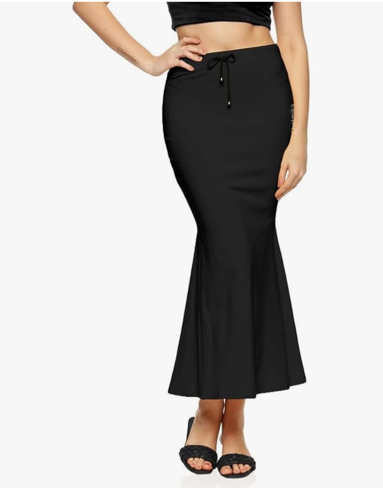Black Women Saree Shapewear Petticoat Saree Shaper in Germany