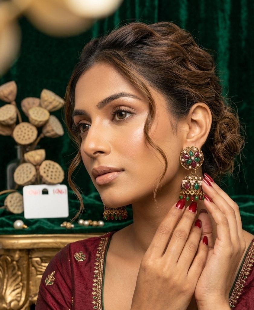 Contemporary Jhumkas Earrings in Berlin