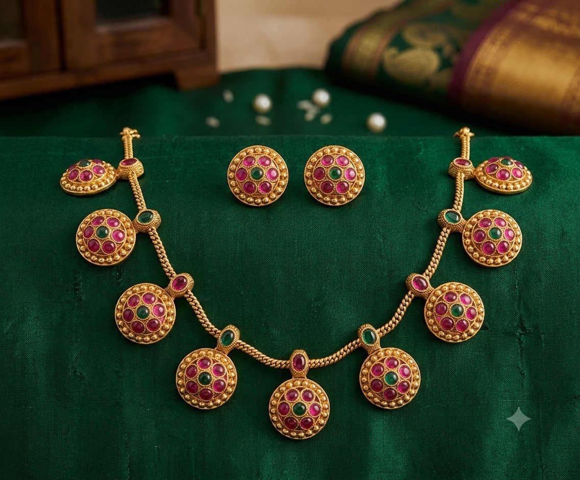 Geometry and material combinations creates a modern look Necklace In Germany