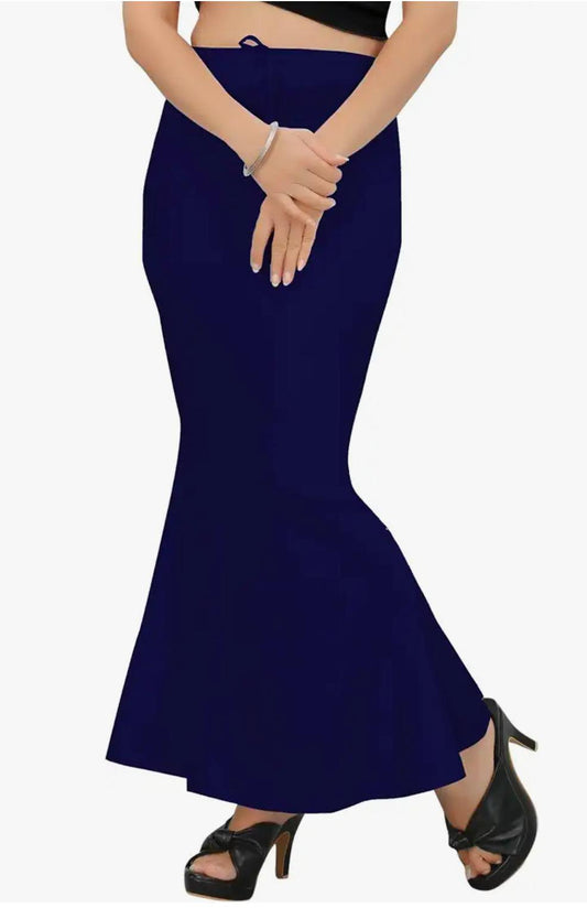 Navy Blue Stretchable Saree Shapewear Petticoat for Women in Berlin