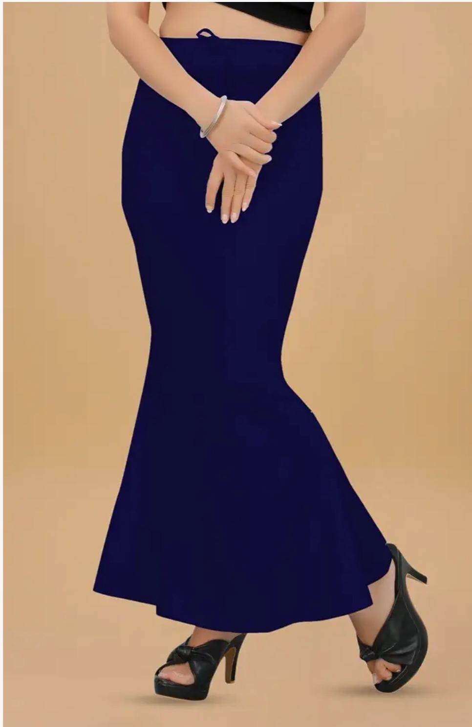 Navy Blue Stretchable Saree Shapewear Petticoat for Women in Berlin
