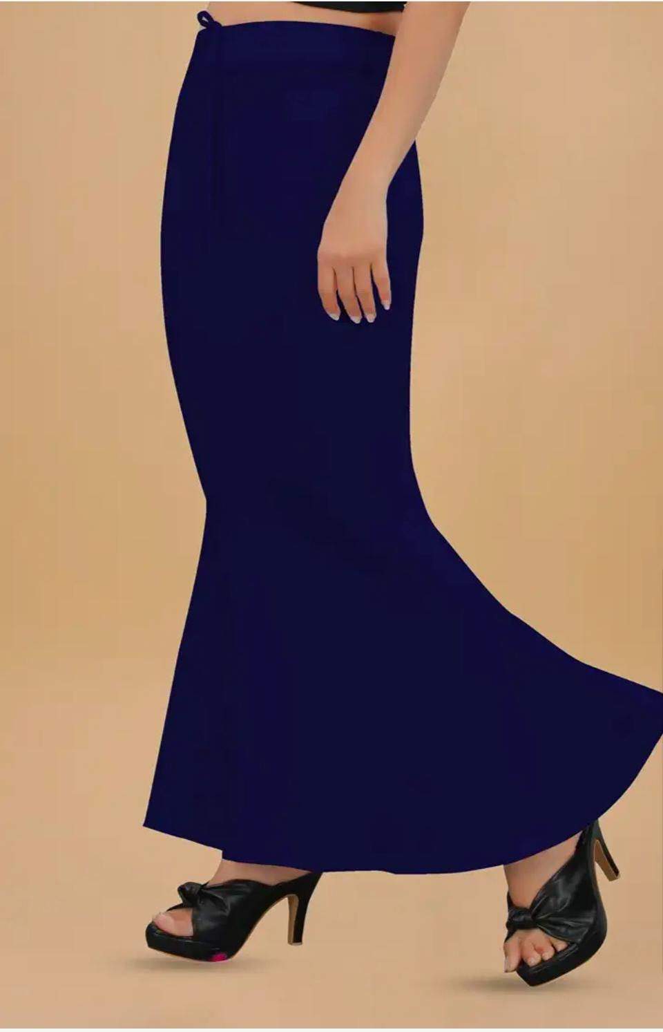Navy Blue Stretchable Saree Shapewear Petticoat for Women in Berlin
