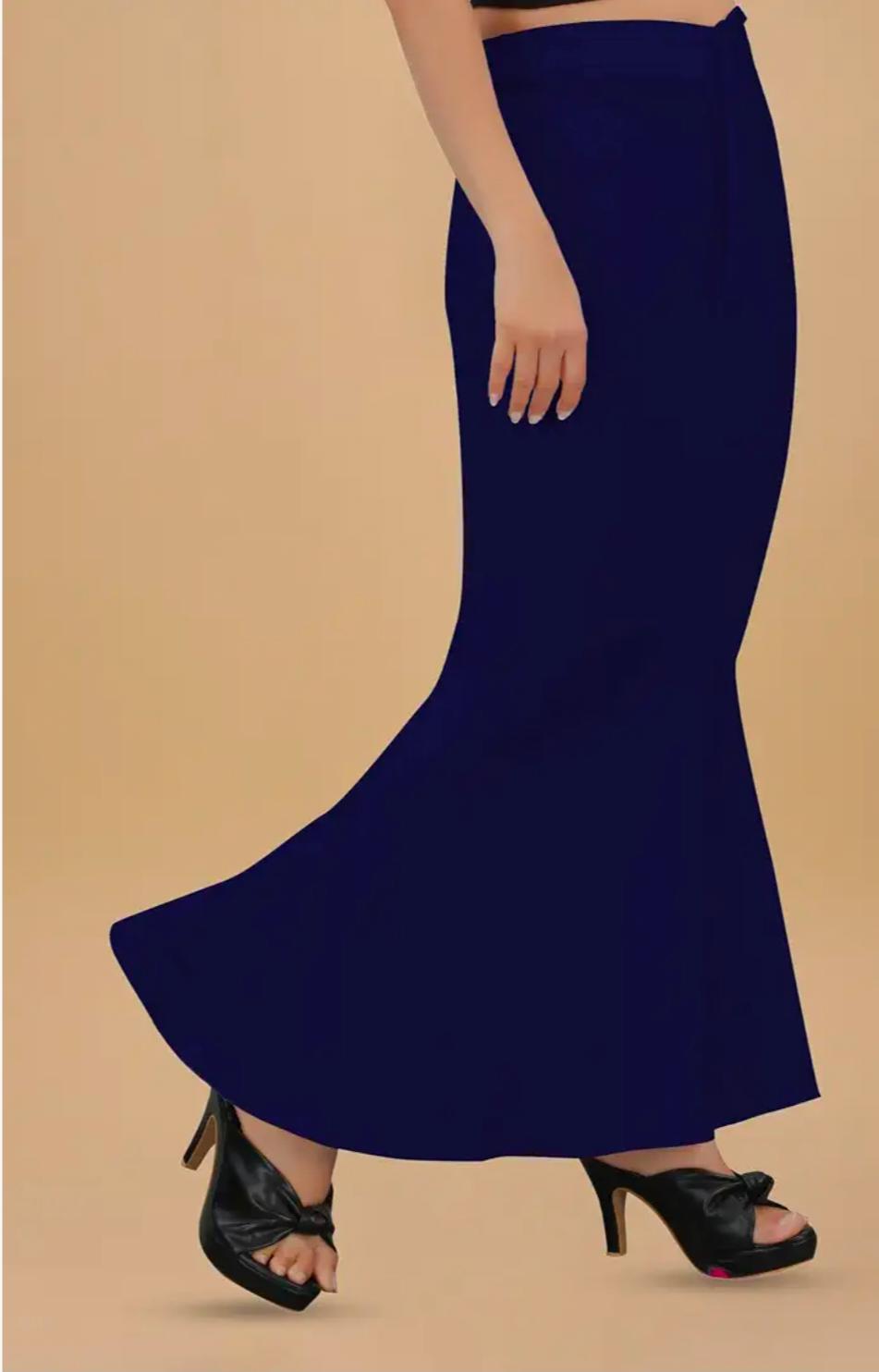 Navy Blue Stretchable Saree Shapewear Petticoat for Women in Berlin