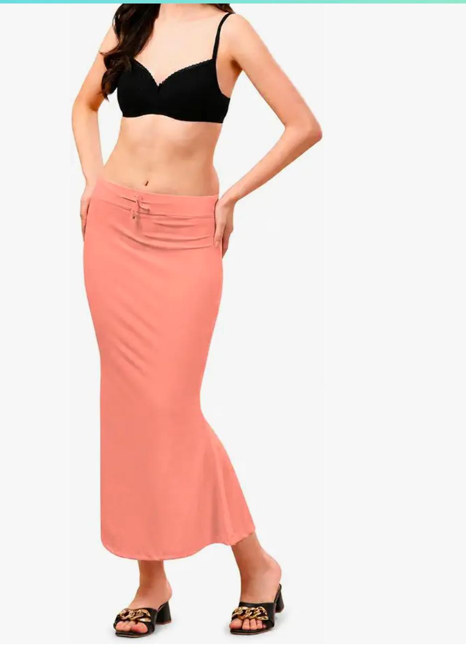 Peach Women's Saree Shapewear Petticoat in Germany
