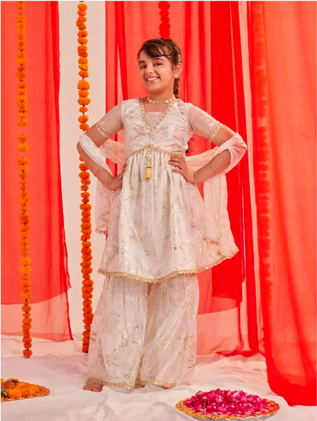 Girls Kurta & Sharara With Dupatta in Germany