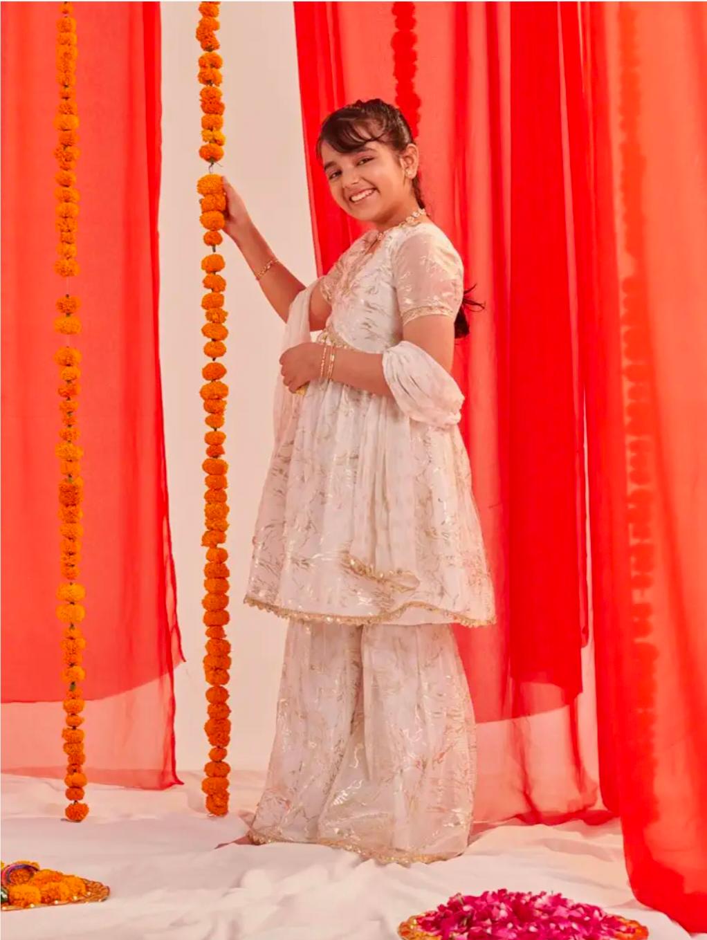 Girls Kurta & Sharara With Dupatta in Germany