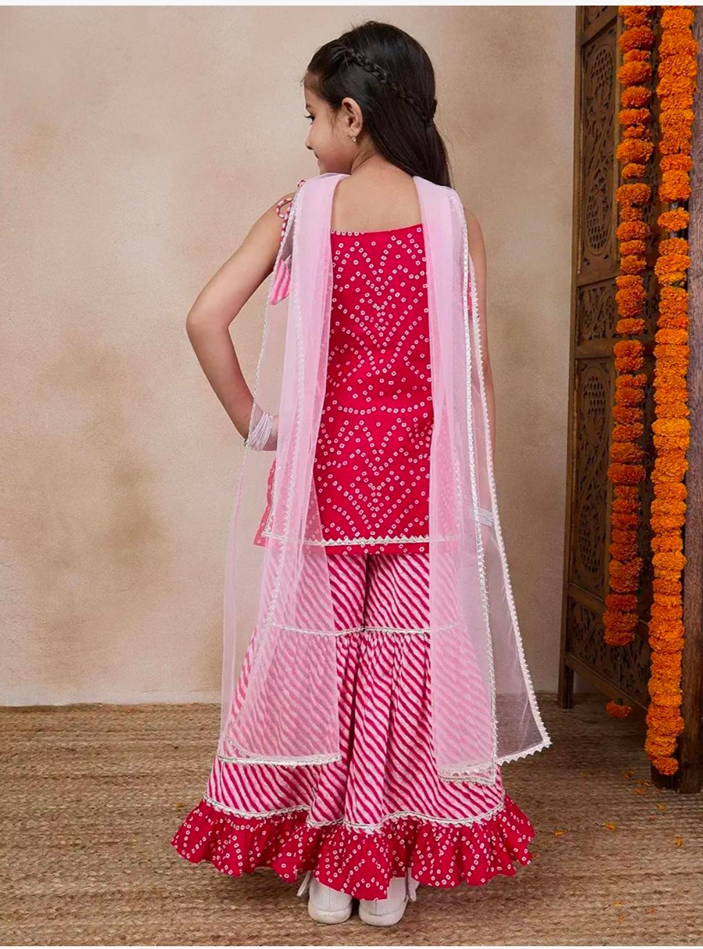 Girls Kurti Sharara and Dupatta set in Berlin