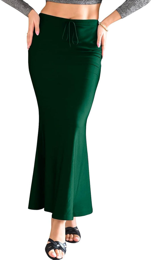 Dark Green Saree Shapewear Petticoat for Women in Berlin