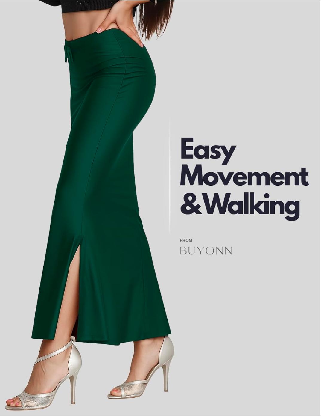 Dark Green Saree Shapewear Petticoat for Women in Berlin