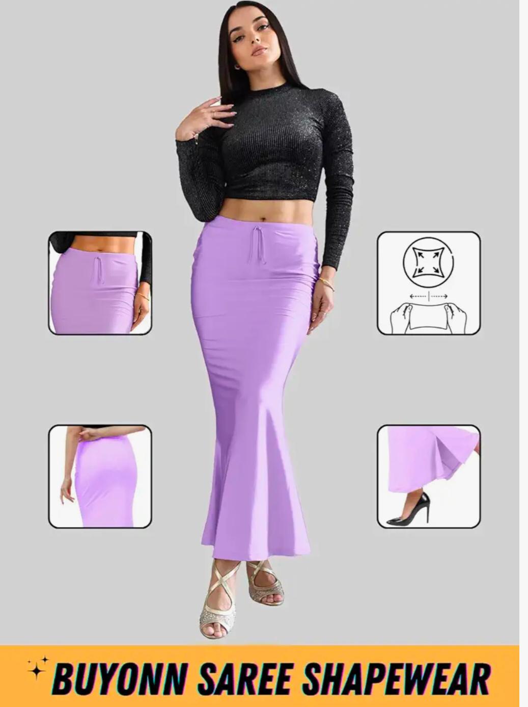Lavender Saree Shapewear Petticoat for Women in Berlin