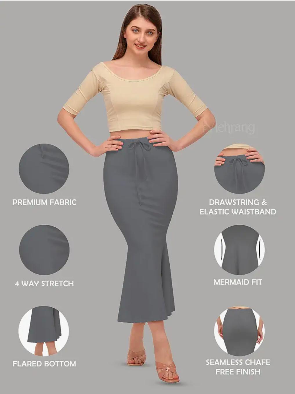 Dark Grey Women's Saree Shapewear Petticoat in Germany