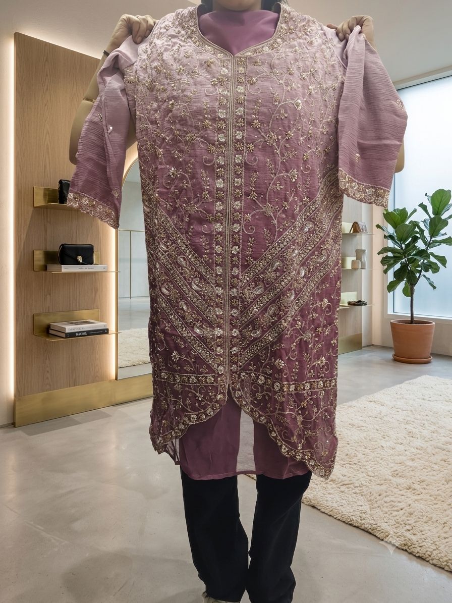 Elegant Lavender sharara suit In Germany