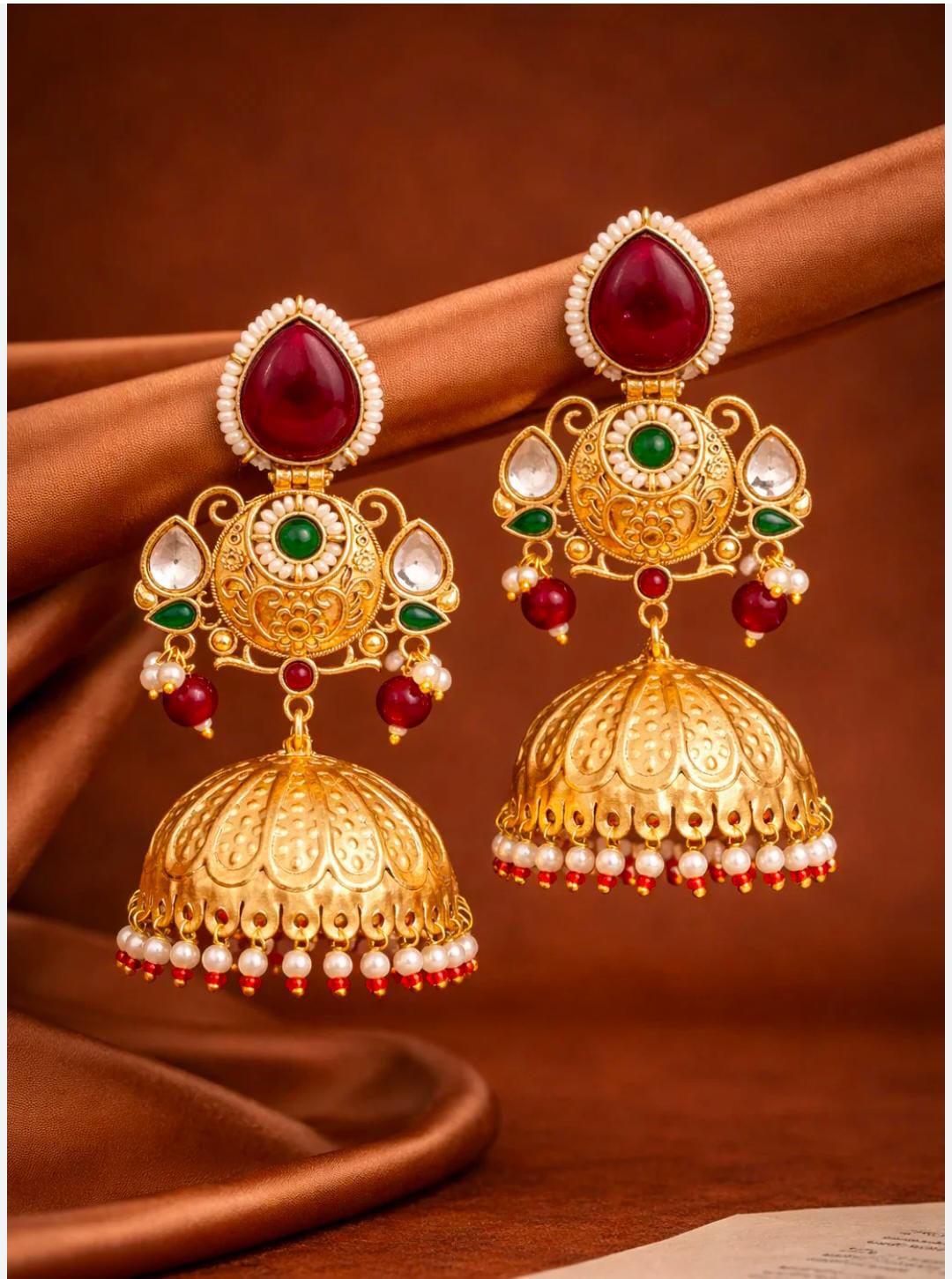 Traditional  jhumka earrings in Germany