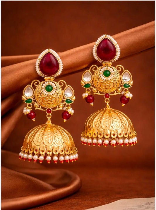 Traditional  jhumka earrings in Germany