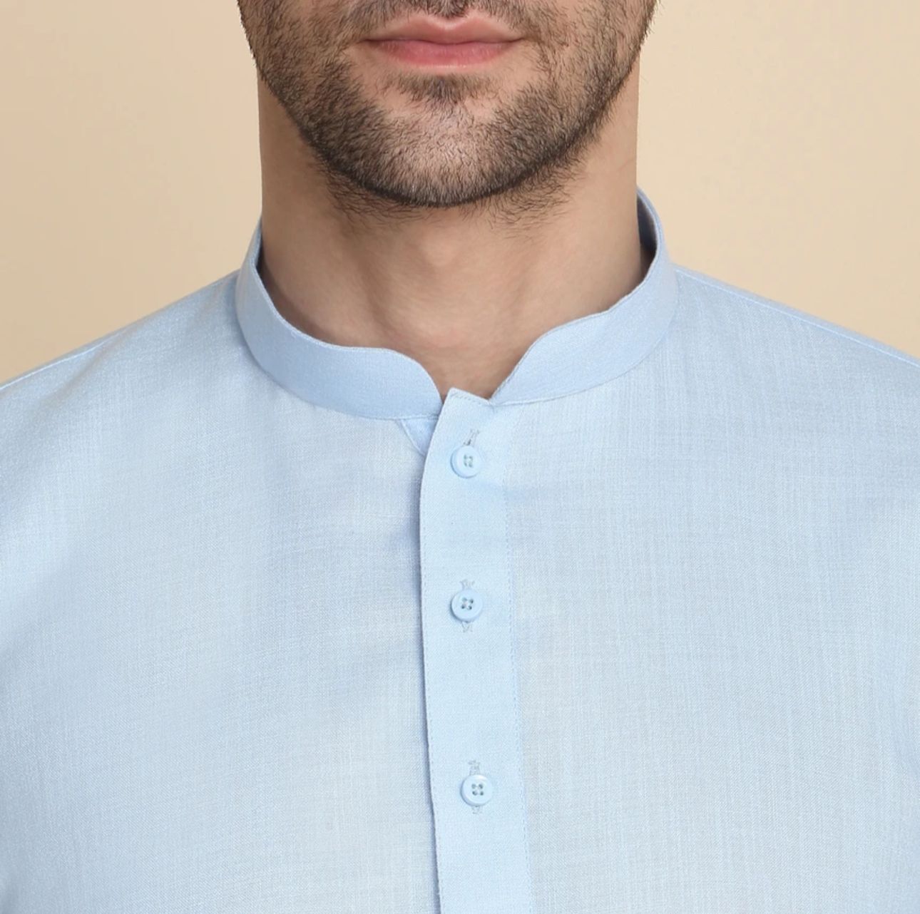 Men Cotton Blend Kurta Pyjama Set in Berlin