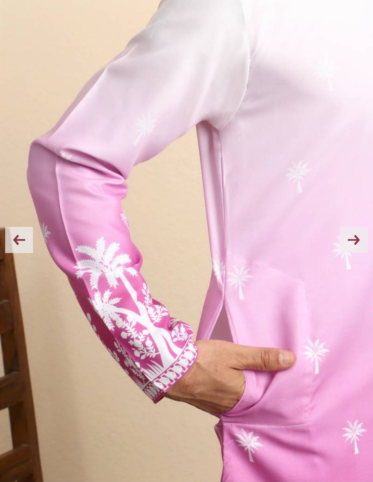 Cotton Blend Printed Pink Kurta With Pyjamas in Germany