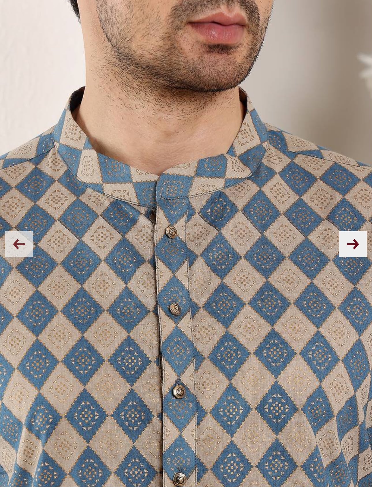 Silk Embroidered Kurta Pajama in Germany