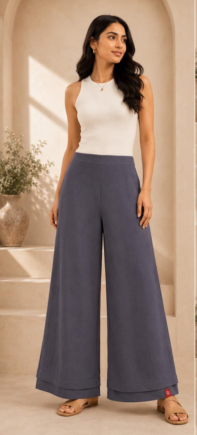 Charcoal grey high-waisted wide-leg Pants In Germany