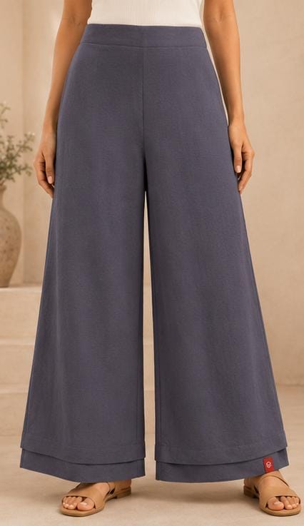 Charcoal grey high-waisted wide-leg Pants In Germany
