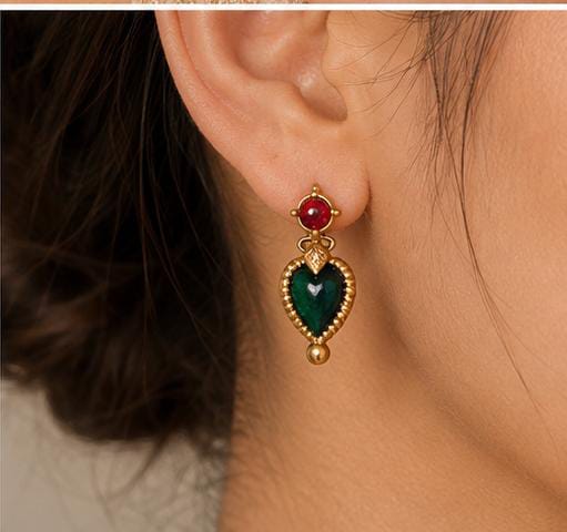 Traditional Kerala Palakka Necklace Set in Germany