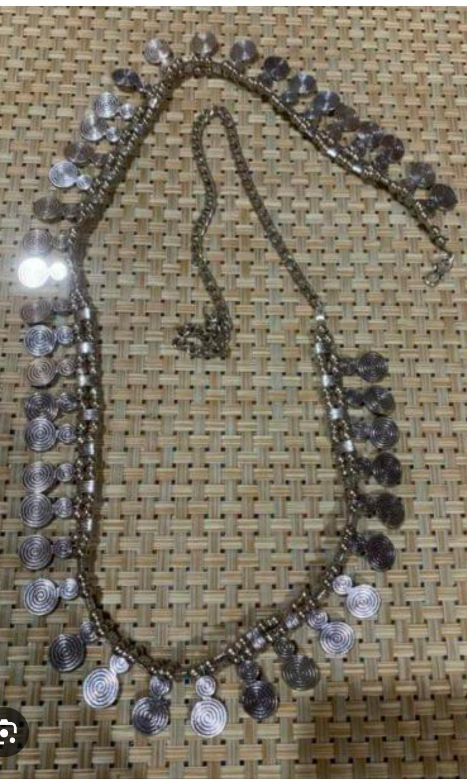 Oxidized German Silver Coin Design Kamarband / Tribal Waist Belt Chain in Berlin