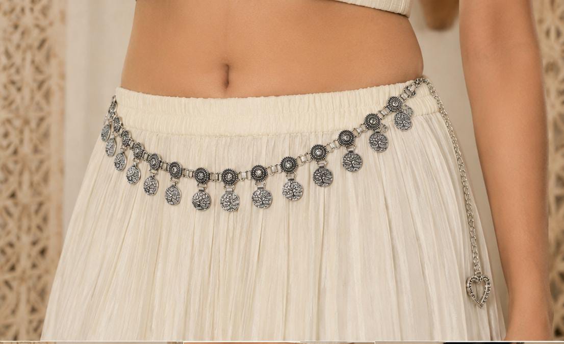 oxidized silver kamarbandh in Berlin