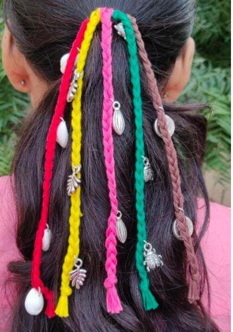 Navratri Special Boho Hair Braid Extension in Germany