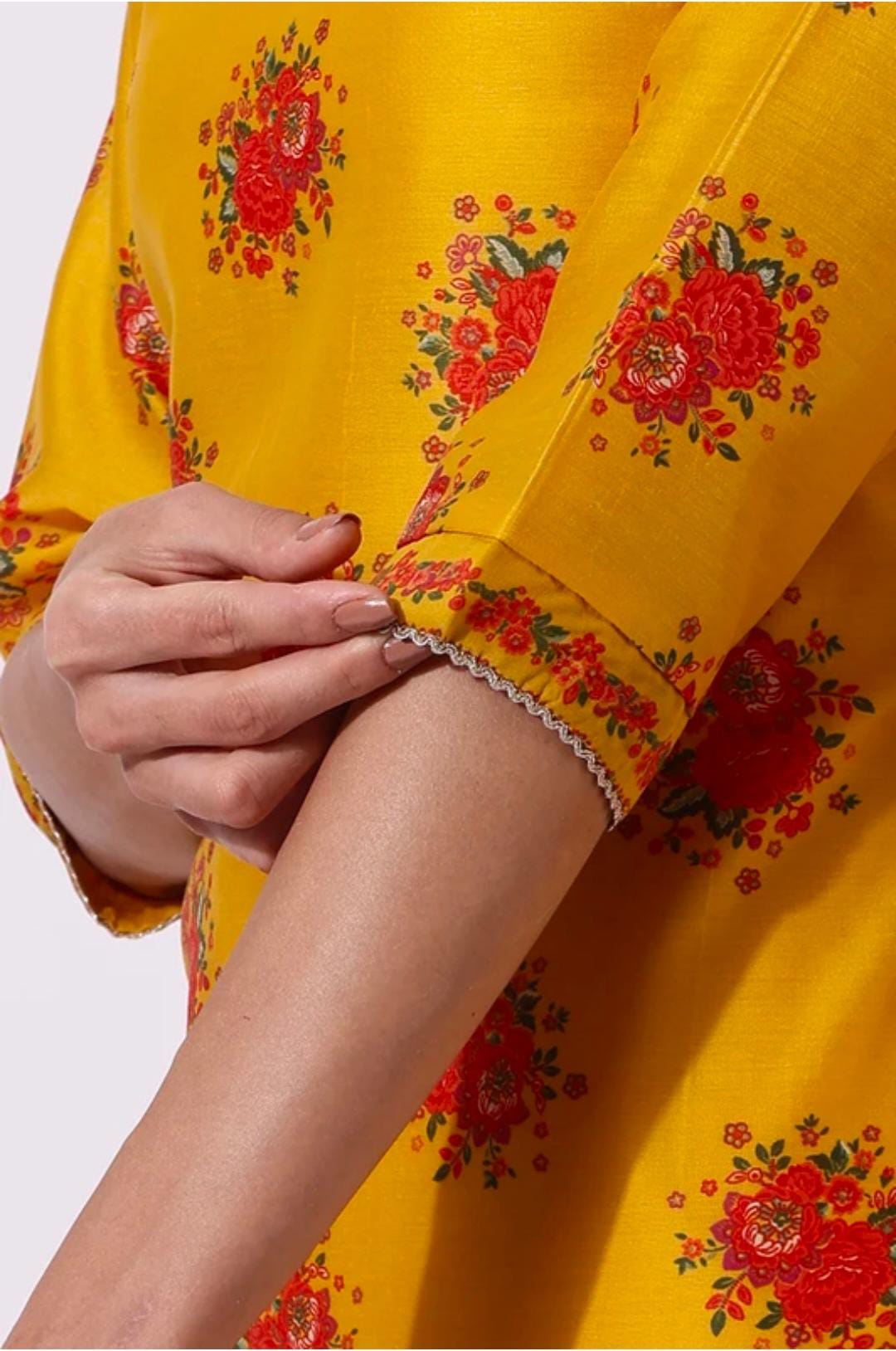 Women Polyester Kurta Pant Dupatta Set in Germany