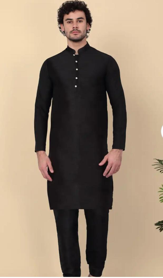Sequinned Kurta with Churidar & Nehru Jacket and Pyjama in Berlin