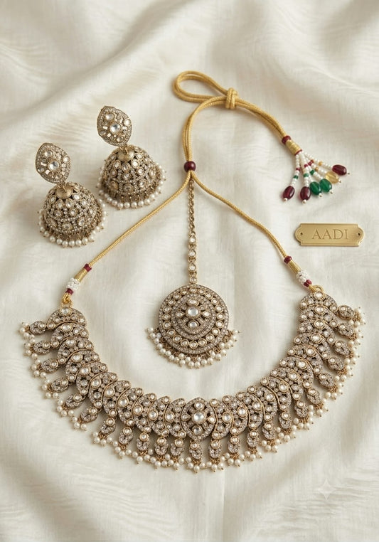 Traditional Indian bridal necklace set in Berlin