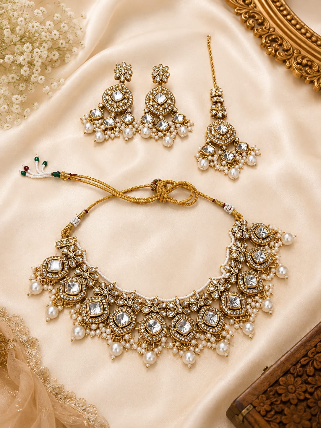 Traditional Indian Kundan Jewellery Set in Berlin