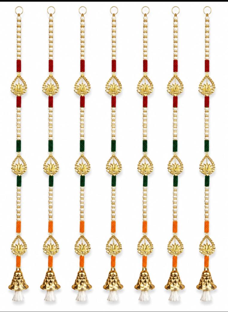 Traditional Indian festive hanging garland in Germany