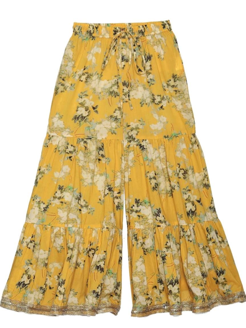 Cotton Printed Regular Semi-Formal Kurta With Garara And Dupatta in Germany
