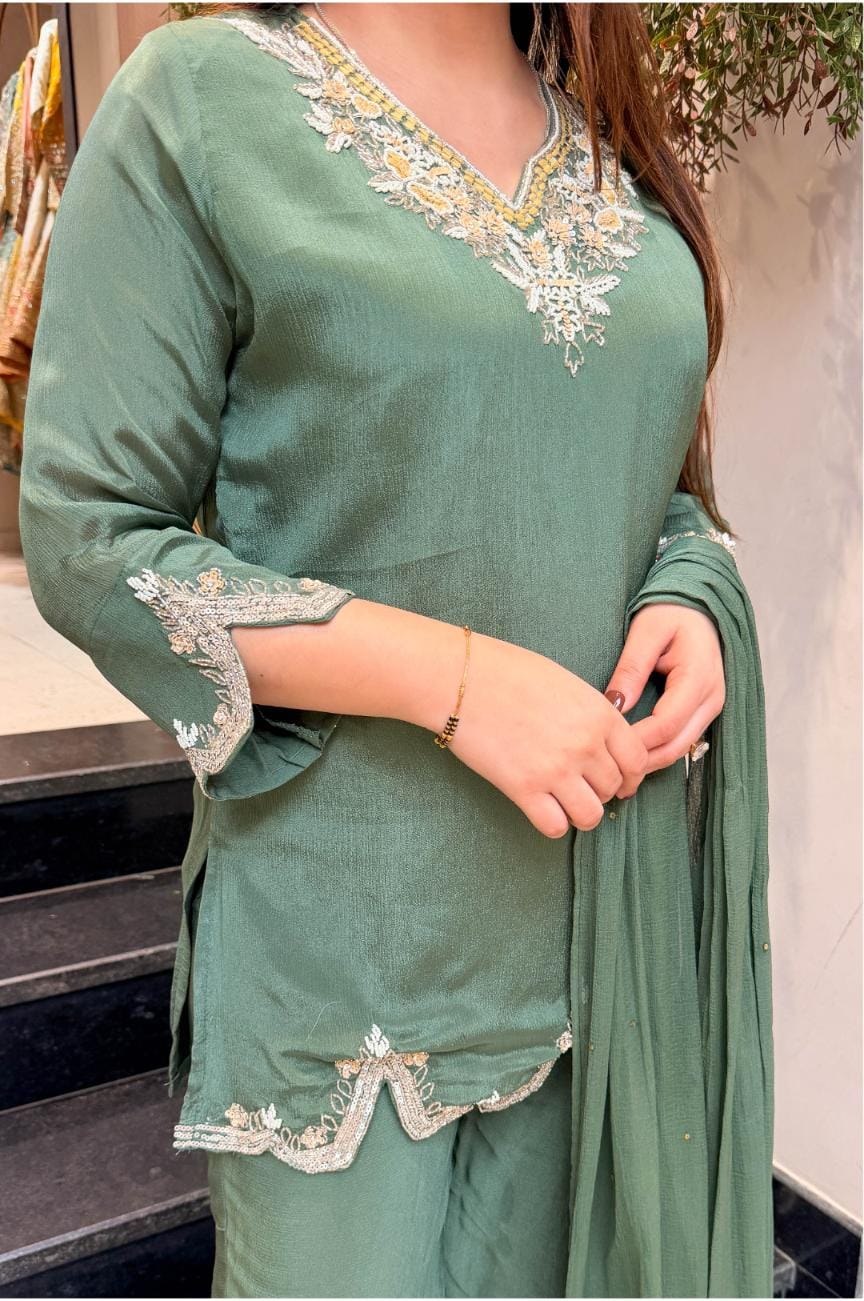 Embroidered Suit Set in Germany