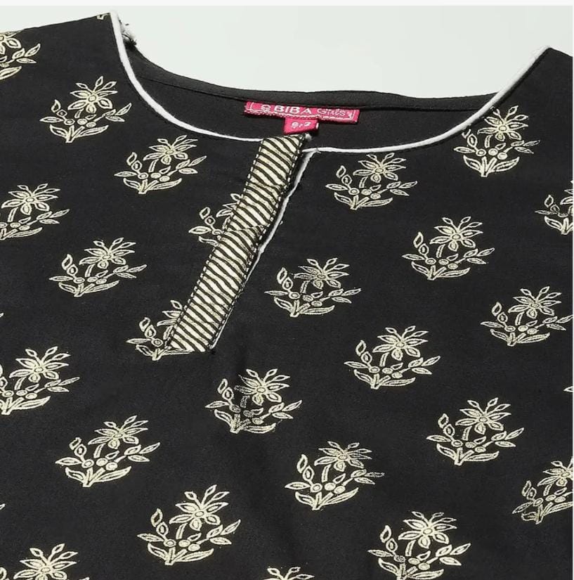 Cotton Printed Straight Casual Kurta With Salwar And Dupatta in Germany
