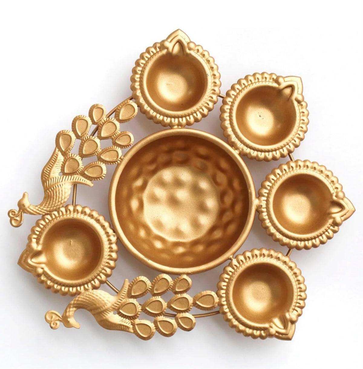 Diya Shape Urli Decorative Bowl for Home Decor Flowers and Tea Light Candles Stand Holder in Germany