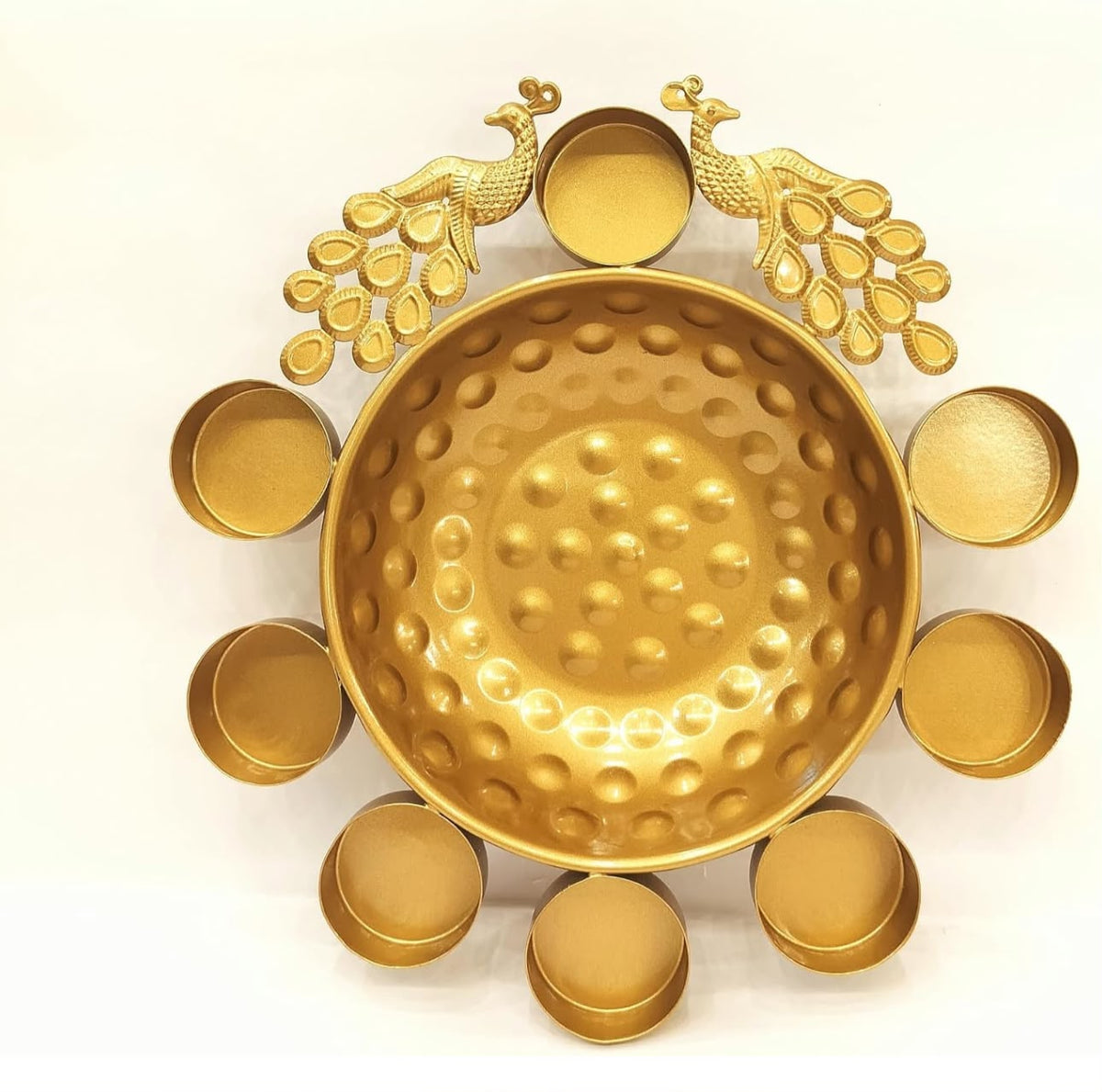 Decorative Diya Peacock- Urli Bowl in Germany