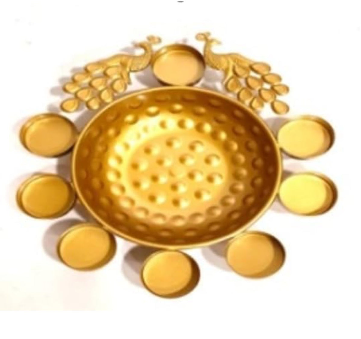 Decorative Diya Peacock- Urli Bowl in Germany