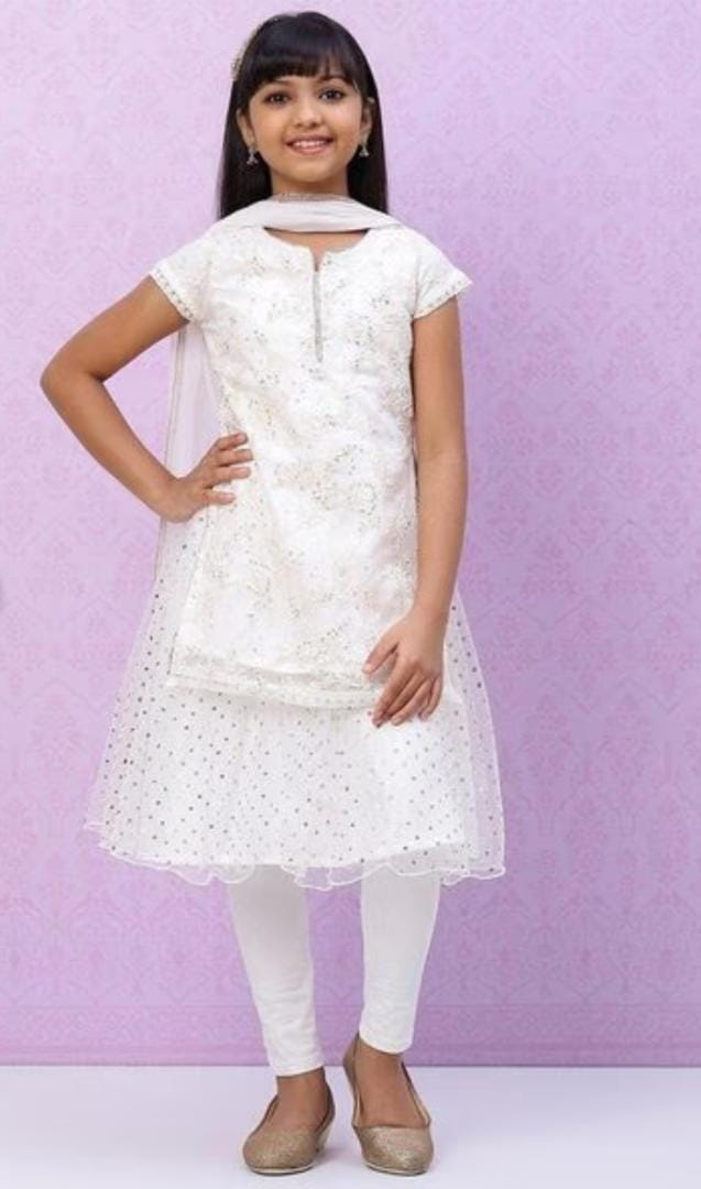 Embroidered Kurta Set with Dupatta in Germany - Neha Couture Berlin